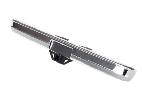 Traxxas Bumper rear (chrome)/ bumper mount/ 3x8 BCS (2)
