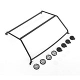 RC4WD EXTERIOR STEEL ROLL CAGE W/ LIGHTS FOR VANQUISH VS4-10 ORIGIN HALFCAB BODY (BLACK)