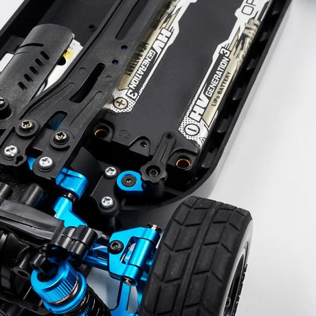 Yeah Racing Aluminum 7075 Plastic Anti Tweak Battery Holder For Tamiya TT01 TT02