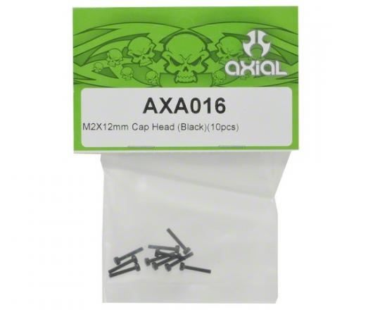AXIAL Cap Head M2x12mm Black Oxide (10)