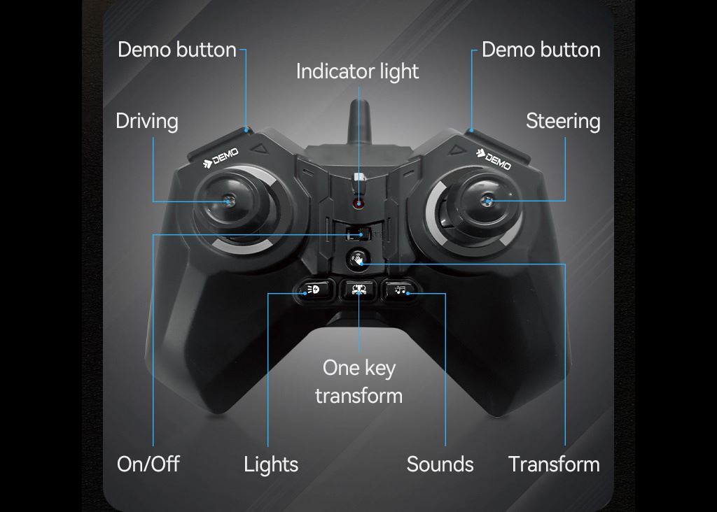 Doubleeagle Remote Control Stunt Car