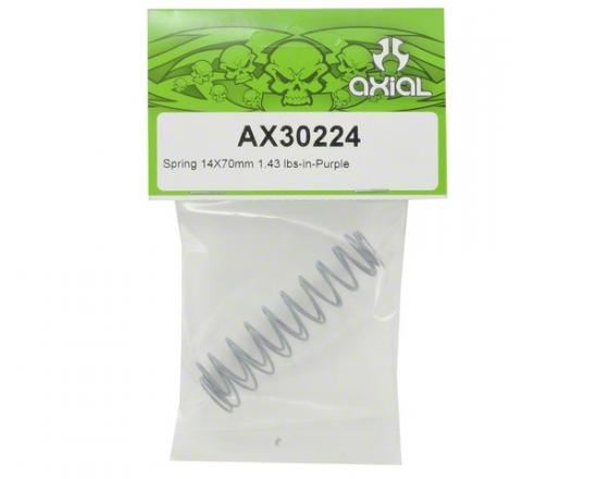 AXIAL Spring 14x70mm 1.43lbs/in Purple (2)