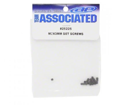Team Associated M3 X 3 Set Screws (10)