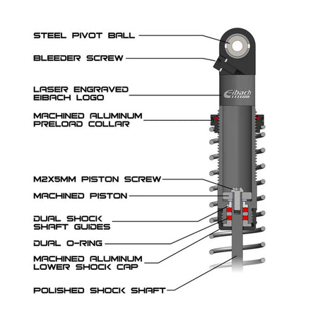 Vanquish Eibach S8E Scale Shock Set 90Mm