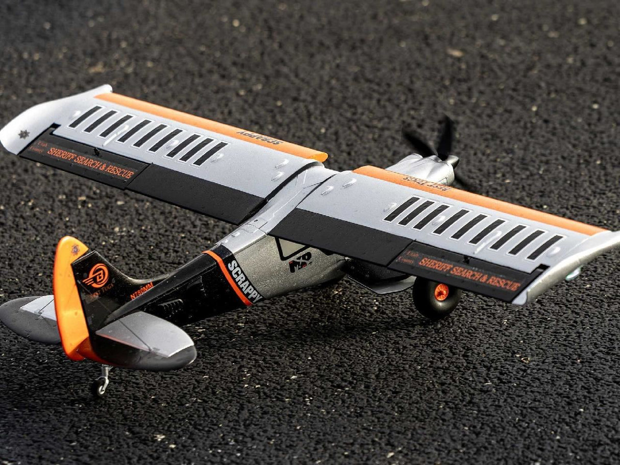 E Flite Micro Scrappy 800Mm Bnf Basic With As3X And Safe Select