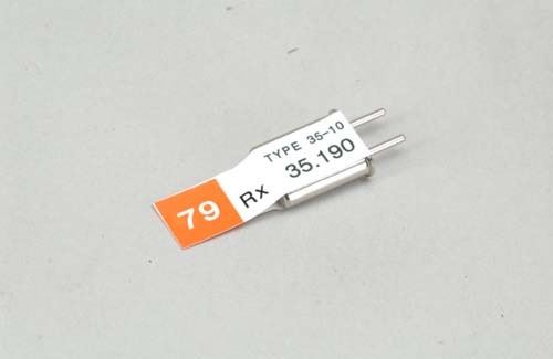 Futaba Ch 79 (35.190)FM Rx Xtl DC
