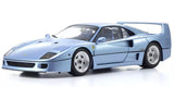 Kyosho 1:18 Ferrari F40 Light Blue Metallic 1987 Die-Cast Collection