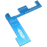 Yeah Racing 1/10 EP Touring Car Body Gauge For ISTC BRCA Blue