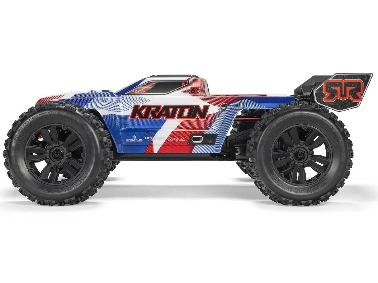 Arrma 1/8 Kraton 6S V6 4X4 Blx Speed Monster Truck Rtr Blue/Red