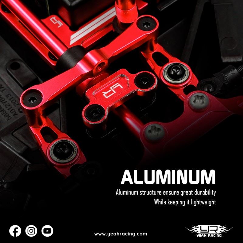 Yeah Racing Aluminum Main Shaft Bearing Holder Set For Tamiya Tt02 Series