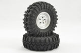 FASTRAX 1:10 CRAWLER SWAMPER 1.9 SCALE WHEEL &#248;118MM TYRE (SILVER)