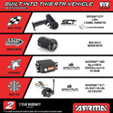 Arrma 1/10 Gorgon Mega 550 2Wd Mt With Battery & Charger Gun Metal