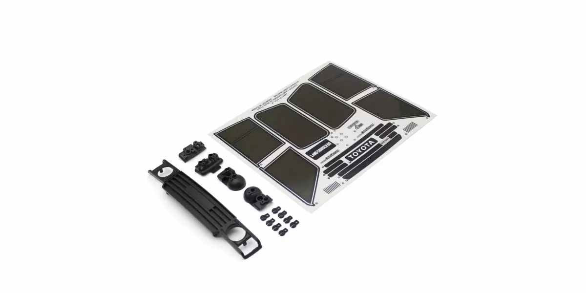 Kyosho Kc10 Toyota Land-Cruiser 60 Body Type 1 Black Grille Set