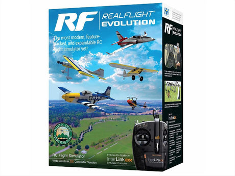 Realflight RealFlight Evolution RC Flight Simulator with InterLink DX C