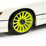 Yeah Racing Plastic Narrow Rim Set 8.5mm (Offset 0 +1 +2 +3) White For 1/28 AWD Mini-Z