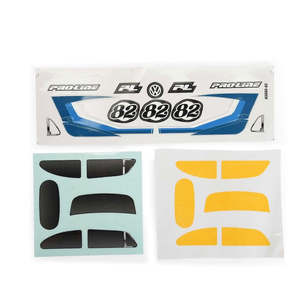 Pro-Line Class 1 Vw Bug Blue Race Body Conversion Kit And Flat Iron M