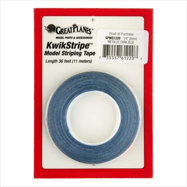 GPLANES Striping Tape Metallic Dark Blue 1/4" (6mm x 11m)