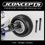 Titanium Rc10B3/T3 5.5Mm Kingpin Ball Stud Black