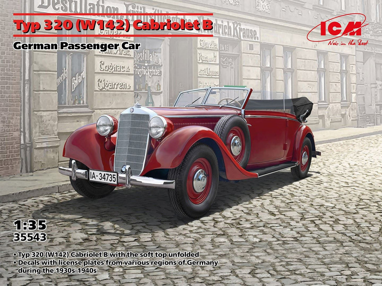 Icm Typ 320 (W142) Cabriolet B, German Passenger Car
