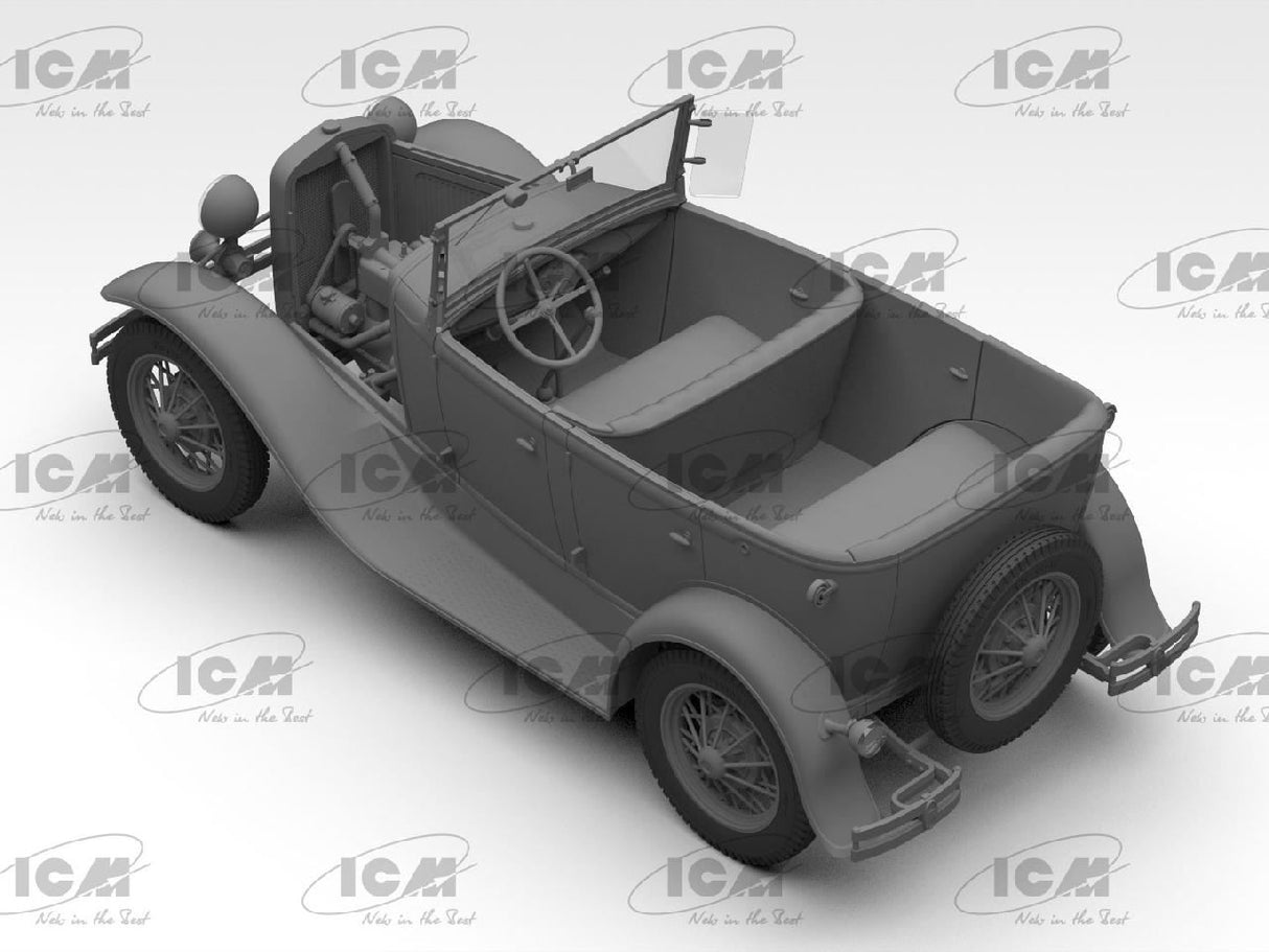 Icm Gaz-A Passenger Car in German Service