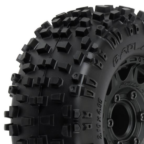 ProLine Badlands 2.8 All Terr Tyres On Raid 6X30 Blk Wheels