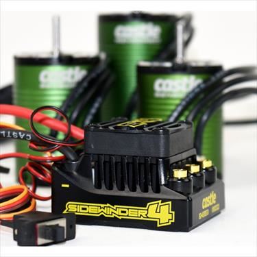 CASTLE Sidewinder 4, 2-3S, WP ESC with 1410-3800Kv Motor (CC010-0164-05)