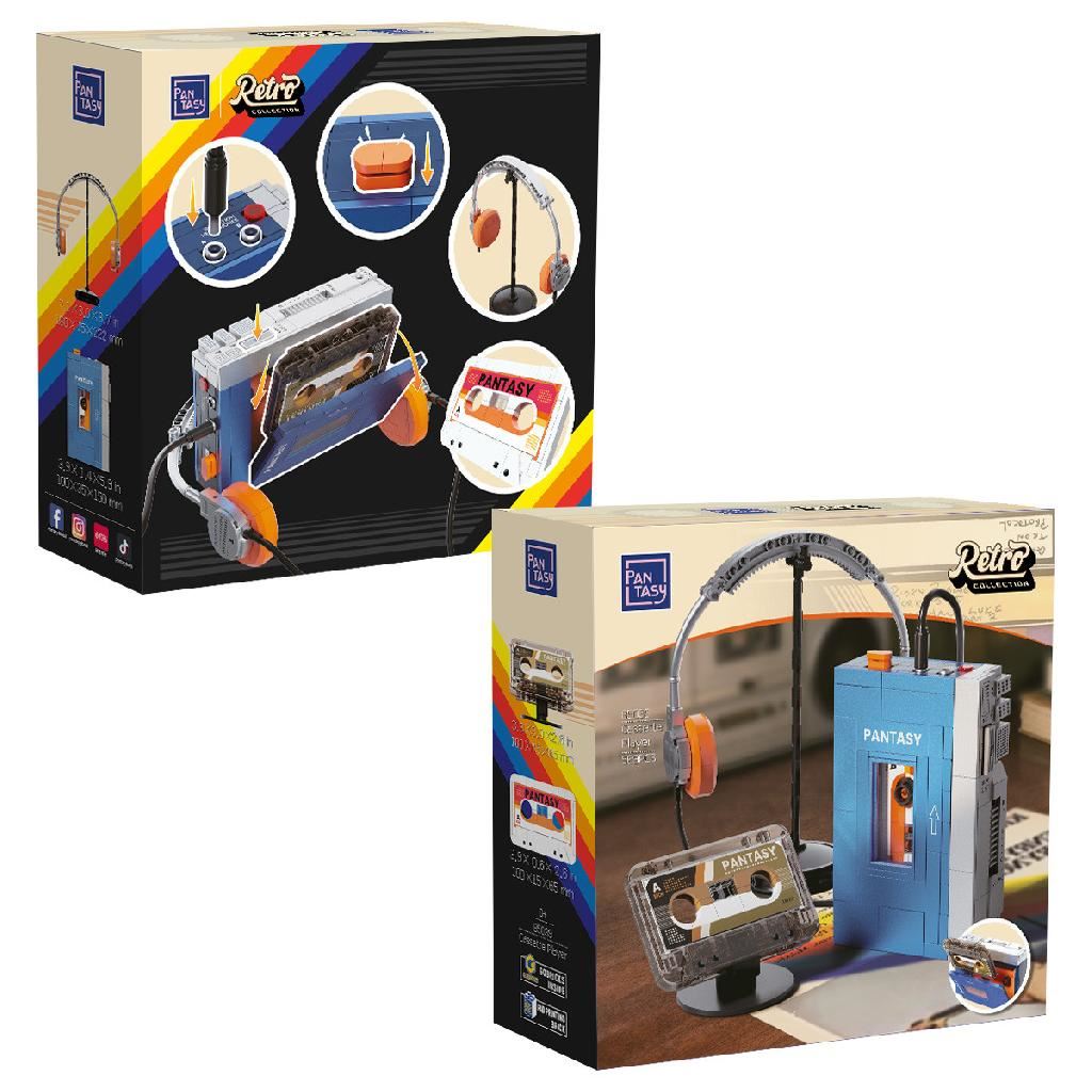 Pantasy Retro Tape Cassette Player - 569 Pcs