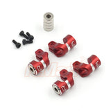 Yeah Racing Aluminum Magnetic Body Hole Marker Red For 6mm Bodyposts