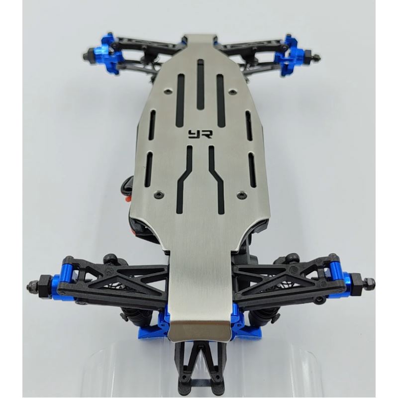 Yeah Racing Stainless Steel Chassis Protector Plate For Losi 1/24 Micro-B 2Wd Buggy