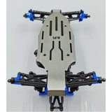 Yeah Racing Stainless Steel Chassis Protector Plate For Losi 1/24 Micro-B 2Wd Buggy