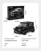 Cada Mini Crossblade Runner Suv - 66 Pcs