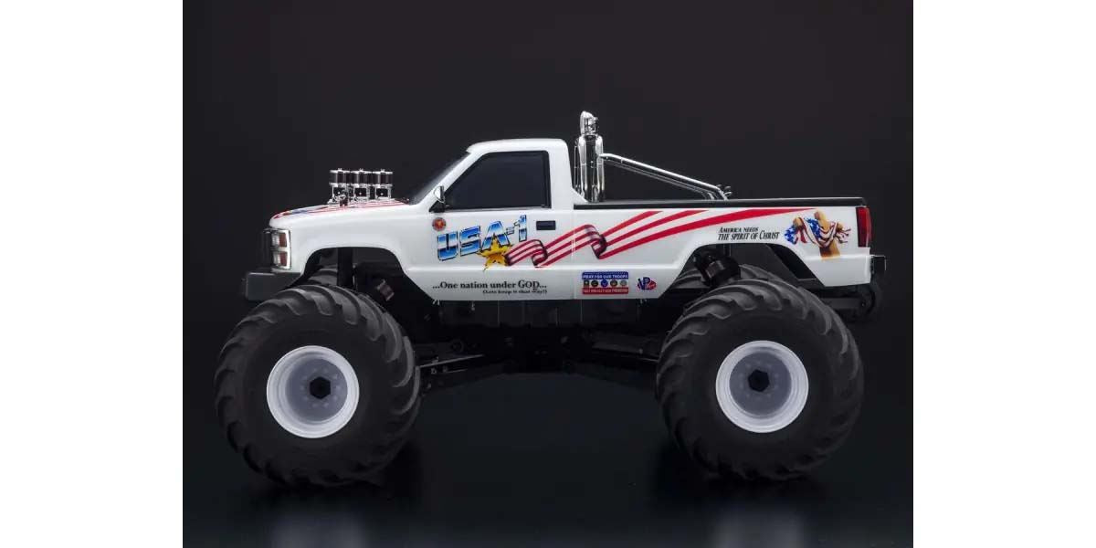 Kyosho Usa-1 Ve 1:8 4Wd Readyset Ep Monster Truck (Torx8-Brainz8 Esc)