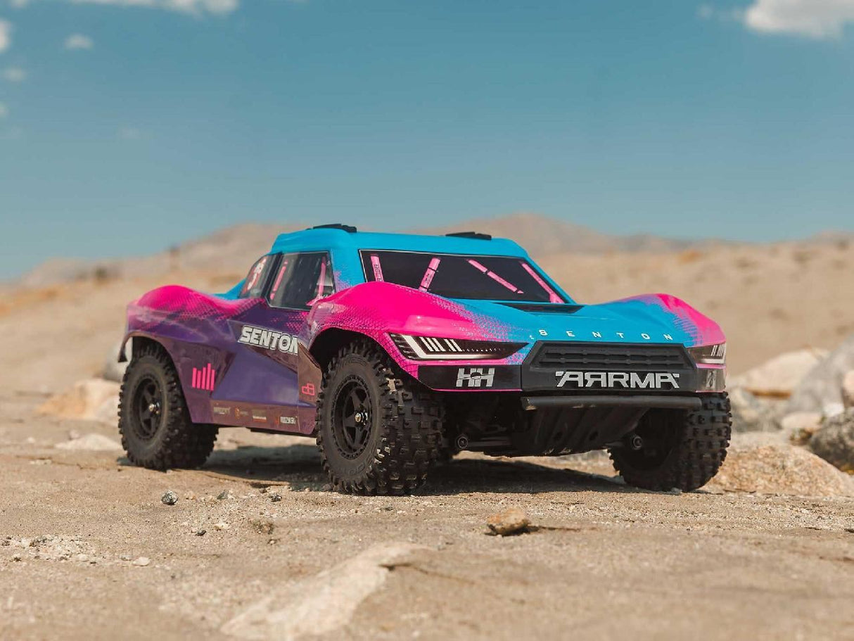 Arrma 1/10 Senton 223S Blx 4X4 Sct Rtr With Dsc Blue/Purple