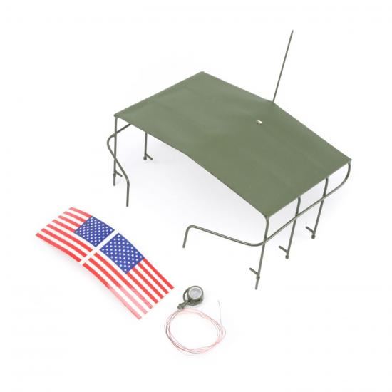 PRO BOAT Bridge Canopy: 21-inch Alpha Patrol Boat (PRO BOAT286035)