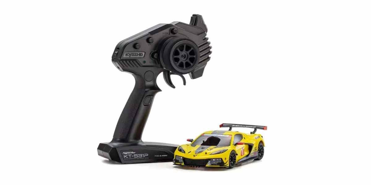 Kyosho Mini-Z Mr04 Rwd Corvette C8-R Yellow (W-Mm/Kt531P)