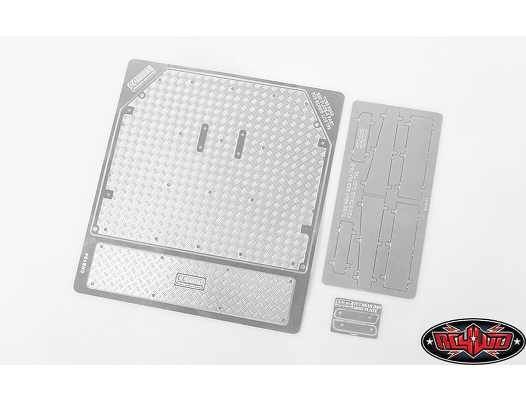 RC4WD REAR TUBE BED FOR TRAIL FINDER 2 W/MUD FLAPS (BLACK)1+