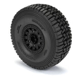 Proline 1/7 Mirage Tt Belted F/R Tires Mtd 17mm Blk Raid (2): Mojave