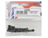 Schumacher Pro-Ball Socket; Black - pk 8