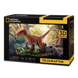 Cubicfun Velociraptor (63 Pieces)