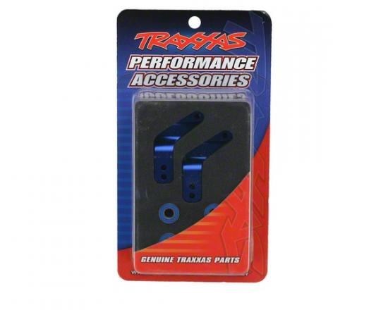TRAXXAS Stub axle carriers, Rustl/Stamp/Band blue-anodised)5x11mm BB
