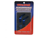 TRAXXAS Stub axle carriers, Rustl/Stamp/Band blue-anodised)5x11mm BB