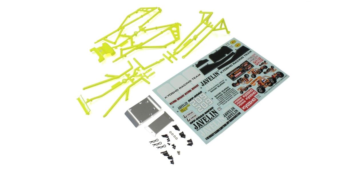 Body Parts And Roll Bar Kyosho Javelin -Yellow