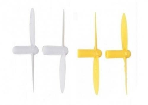 HUBSAN Q4 NANO QUADCOPTER PROPELLORS (4) YELLOW/WHITE