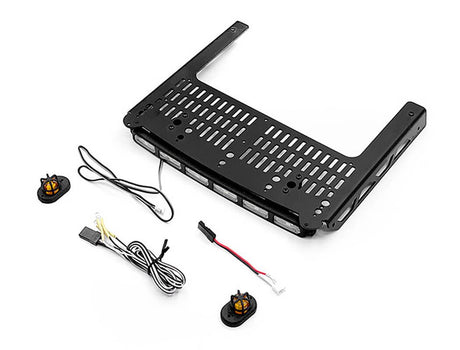 RC4WD ROOF RACK W/ LIGHT BAR & WARNING LIGHT FOR TRAXXAS TRX