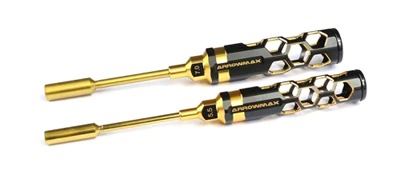 Arrowmax Nut Driver Set 5.5 & 7.0x100mm Black Golden