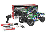 Corally Syncro-4 Brushless 4S Basher Buggy Rtr - Green/Blue