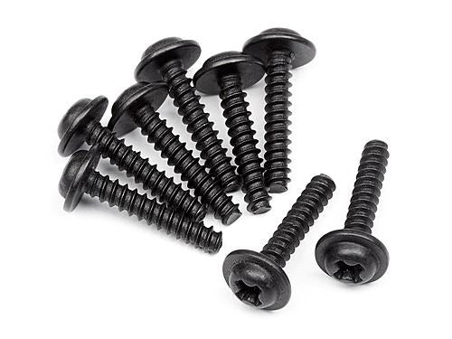 HPI Tp. Flanged Screw M3X15mm (8Pcs)