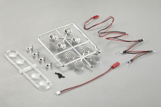 KILLERBODY CHROME SPOT LIGHTS W/LED UNIT SET (4)