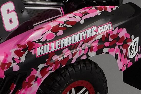 KILLERBODY SC TRUCK FINISHED BODY LADY FLOWER PATTERN