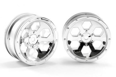 FTX OUTBACK 6HEX WHEEL (2) - CHROME
